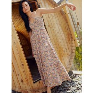 Nation LTD Kira 70s Maxi Dress in Flower Power Size L